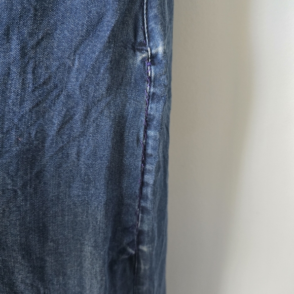 Soft Surroundings Denim Blue Casual Dress M - Picture 7 of 9